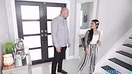 Paisley Paige blows and fucks best friend Jmac intensely