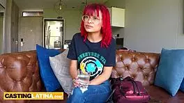 Petite Latina Deepthroats Rough in Lingerie Casting Interview