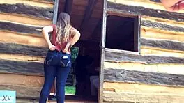 Candid Mexican Teen Booty in Tight Jeans