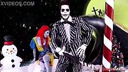 Joanna Angel Deepthroats Big Cock in Nightmare Before Christmas XXX Parody
