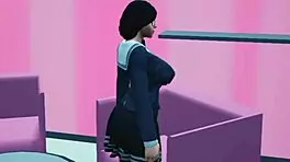 Indian housewife bent over for boss office pounding