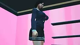 Indian housewife bent over for boss office pounding