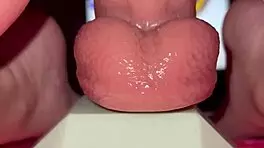 TINY REDHEAD Rides HUGE Fence Post COCK To Juicy Orgasm!