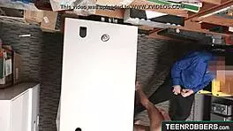 officer dares petite monica sage for wild office pussy ride