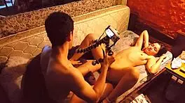 couple's romantic sex turns into wild unexpected action