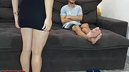 wife confesses cheating to cuck husband and orgasms in his mouth