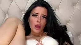 horny british petite slut masturbates tight pussy with dildo pov