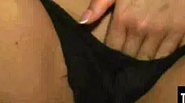 Gorgeous Petite Brunette Watches Mirror Masturbation Fingering Her Perfect Clit