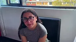 best friend's tight pussy filled with hot creampie while gf away