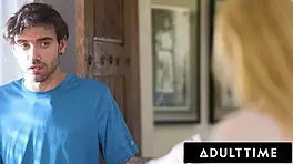 big tits milf sarah vandella guides virgin cock into her wetness