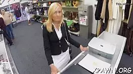 imagine this astonishing 18+ babe fucked rough in the shop by stranger