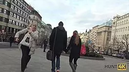 hunt4k prague streets lead to brunette's cash sex adventure outdoors