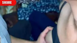 hot desi babe rides reverse cowgirl hard with her friend in village