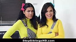 Alina Belle And Maya Farrell Share Passionate Latina Threesome Ecstasy