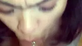 Her intense cock sucking makes my body tremble with lust