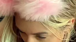 18yo small tits blonde latina rides big cock pov rimjob doggy cumshot