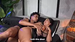 Young guy sneaks sex with busty latina stepmom in bed cuckolding husband