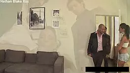 Petite Destiny Dped Hard By Two Hung Studs