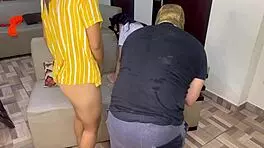 Sadistic homemade ffm threesome with step-cousin toys and wild squirting