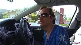 i pick up pale redhead teen for raw hairy pussy anal with my huge cock bareback