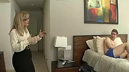 Nina Hartley Fucks College Stud Huge Cock