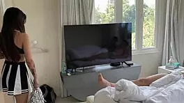 Young College Girl Tries Anal for First Time Ending in Creampie Mess