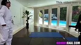 blonde milf mommy takes monster cock deep in tight ass