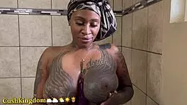 Thick Booty Milf Rubs Huge Dick Between Massive Breasts