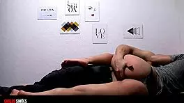 muscular friend pounds my wet pussy with his huge endowed cock