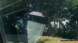 sexy young babe in tight dress has wet pussy beach sex