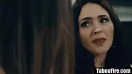 Stepmom Stepdaughter Threesome with Monster Cock Pounding