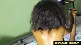 Desperate Wife Screams Riding Big Black Cock in Sexy Outfit Frenzy