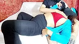 Charming Indian beauty takes rough anal assfucking in cowgirl with big cock