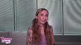 Nina Nova's Pierced Tits and Ass Bend for Creampie Project Grade