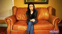 skinny blonde olyssia pounded deep in wet twat and asshole