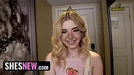 petite freckled babe demi hawks rides cock pro in teamskeet audition