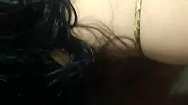 her wet latina lips drip around huge cock begging more