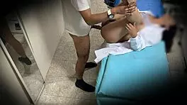 i spy on horny mexican nurse in office