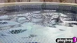 Petite Asian Sowan seduces with outdoor natural body tease