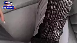 blonde teen's big ass tempts neighbor for wild fuck