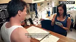 missy luv's tight pussy vs monster cock in hostel?