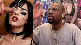 Tight Shaved Pussy Petite Blonde Rides Big Cock Face Facial Cum Covered