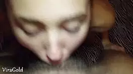 Ananta Shakti Gulps Down Huge Cumshot in Her Hungry Mouth