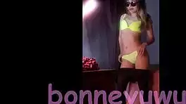 Sexy Latina Teases In Panties And Pantyhose During Sultry Dance