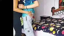 Petite Latina Super Deepthroat Blowjob Bent Over Doggystyle While Husband Away