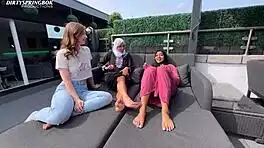 two horny muslims make innocent white girl moan wildly