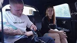 taxi driver delivers rough anal backseat action 🚕🍑🔥