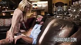 Blonde Babe Bent Over Doggystyle Fucked by Pervy Boss Hard