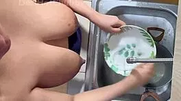 horny indian maid flaunts huge natural tits on webcam solo