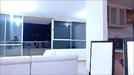 Adorable drunk brunette shemale teen serves horny big tits homemade lunch